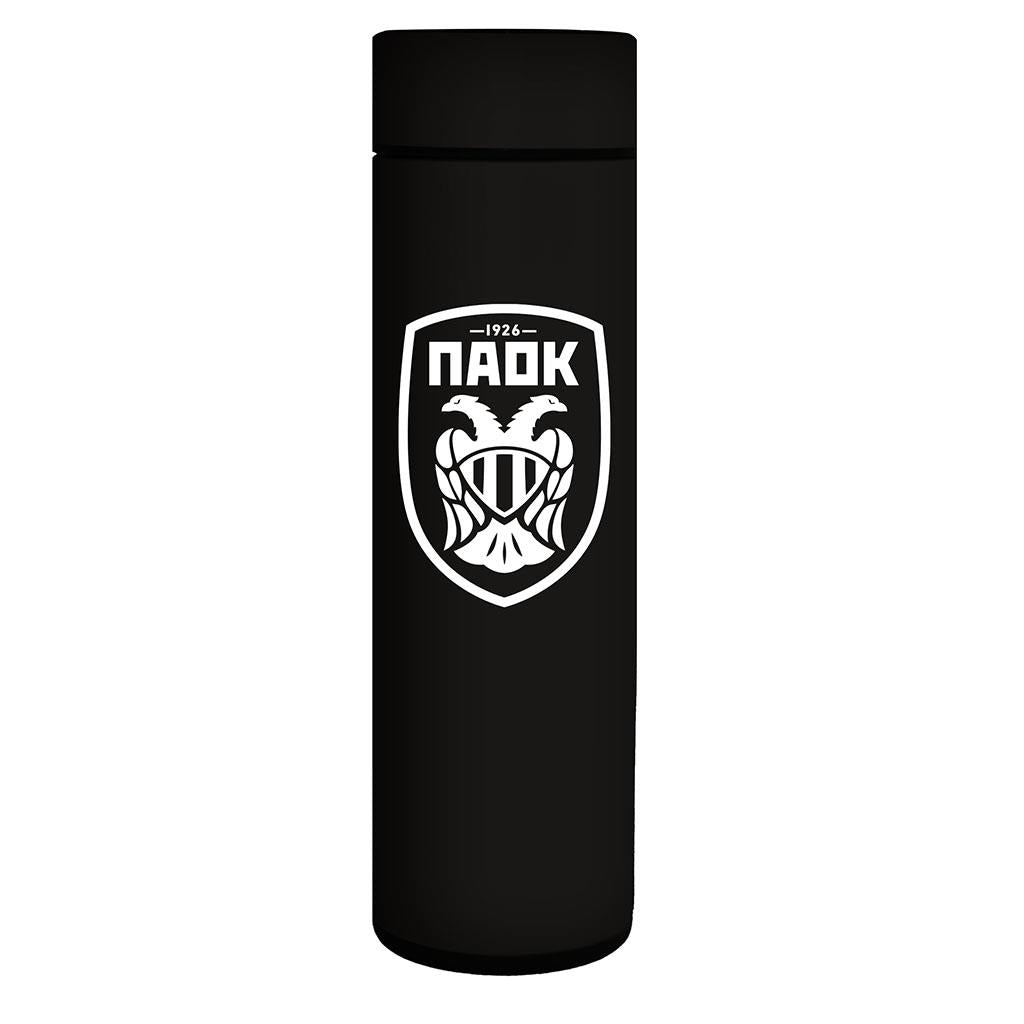 ΘΕΡΜΟΣ 500ML ΑΝΟΞΕΙΔΩΤΟ LED 6,5Χ22,5ΕΚ PAOK