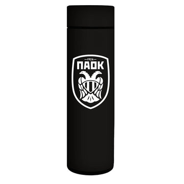 ΘΕΡΜΟΣ 500ML ΑΝΟΞΕΙΔΩΤΟ LED 6,5Χ22,5ΕΚ PAOK
