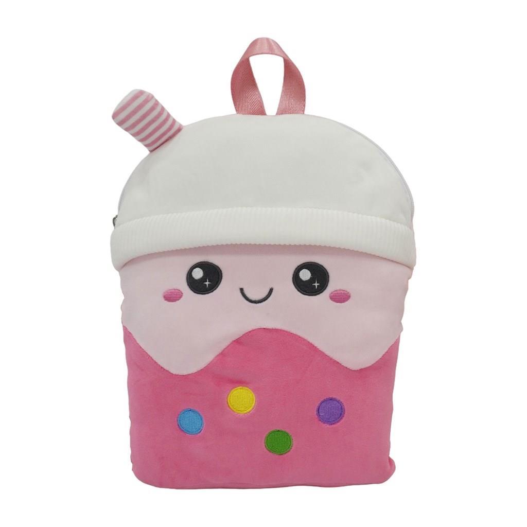 Λούτρινη Τσάντα Πλάτης 33εκ. Milkshake Squishcuties Luna Toys