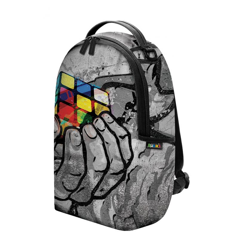 ΣΑΚΙΔΙΟ ΣΤΡΟΓΓΥΛΟ 2 ΘΕΣΕΩΝ HAND RUBIK'S 266212 GRAFFITI