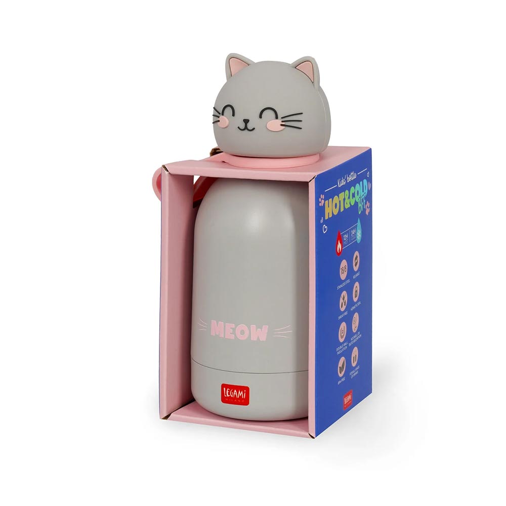 Legami Μπουκάλι Θερμός Ανοξείδωτο Hot & Cold BFF - Kitty 310ml KSSB0003