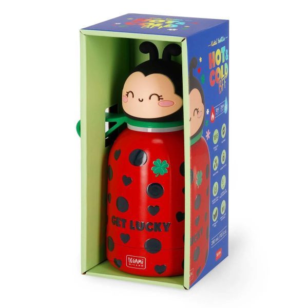 Μπουκάλι θερμός 310ml με λαβή Legami - Ladybug