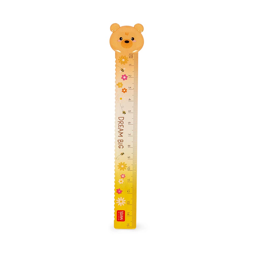 Legami Χάρακας Teddy Bear 15cm RUCAT0003