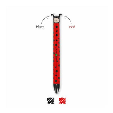 Legami Στυλό Με 2 Χρώματα Click & Clack Ladybug