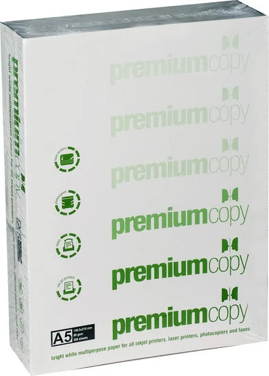 Premium Copy Χαρτί Α5 80gr/m² 500 Φύλλα