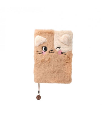 ΣΗΜΕΙΩΜΑΤΑΡΙΟ ΓΟΥΝΙΝΟ LULUBUG HANDMADE PLUSH NOTEBOOK CAT MIEZY 24611